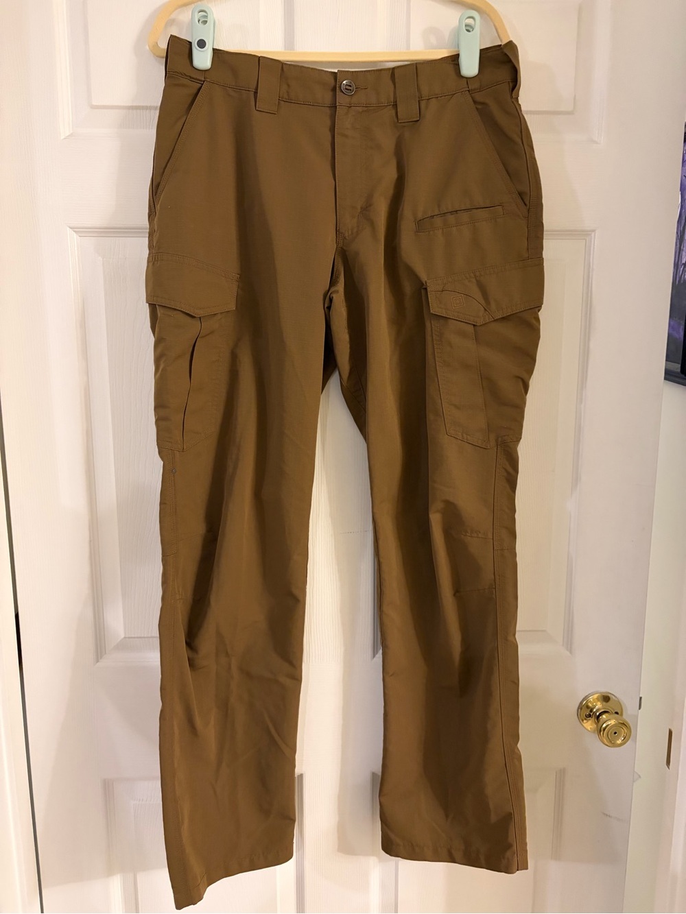 5.11 Tactical Fast-Tac Cargo Pants 74439 Battle Brown Brown Ripstop 34x34